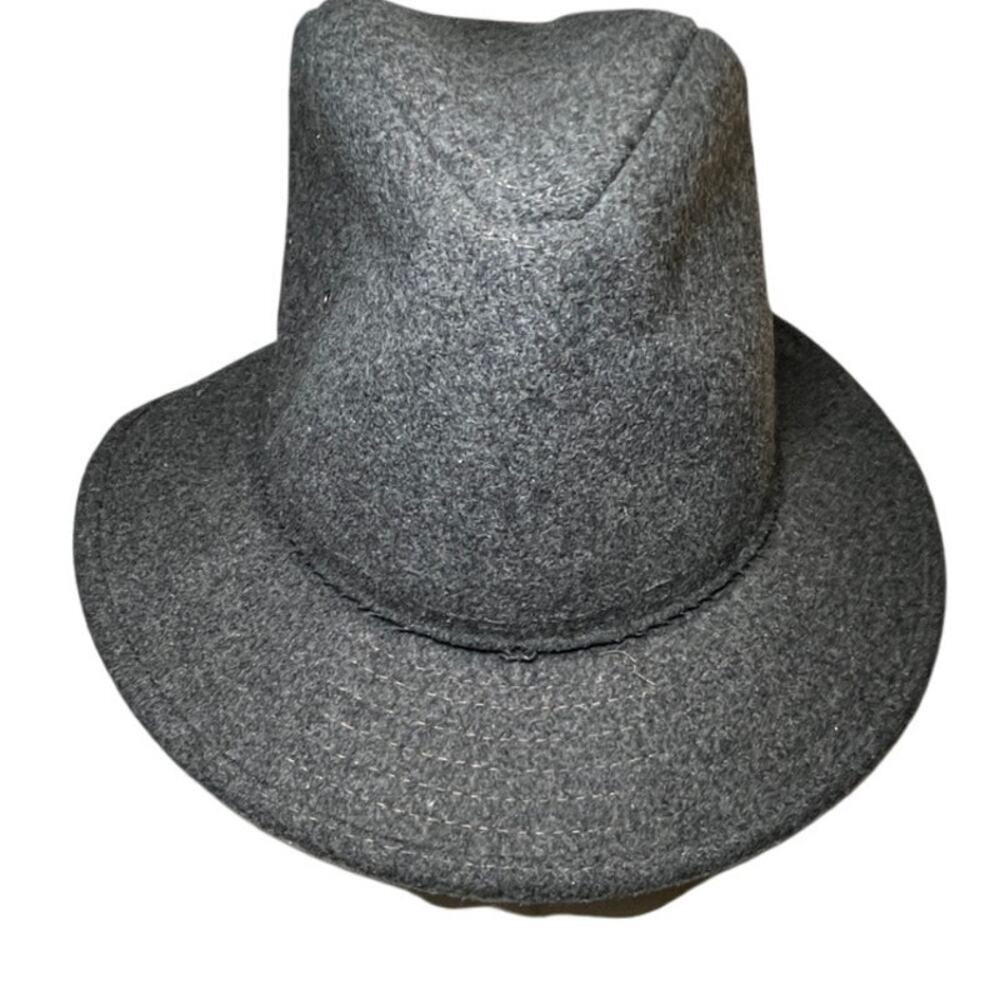 Vintage‎ Woolrich Wool Felt Bucket Hat Gray 90s Y2K Outdoor Hiking Gorpcore M